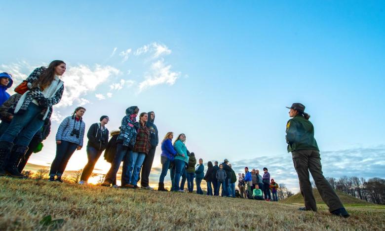 Plum Bayou Mounds Archeological State Park. Photo by Kirk Jordan.